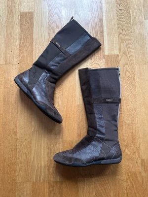 esprit vintage suede moto biker boots - marked as a 39 but they run small in size so they fit a 38 or someone who wears 37/38