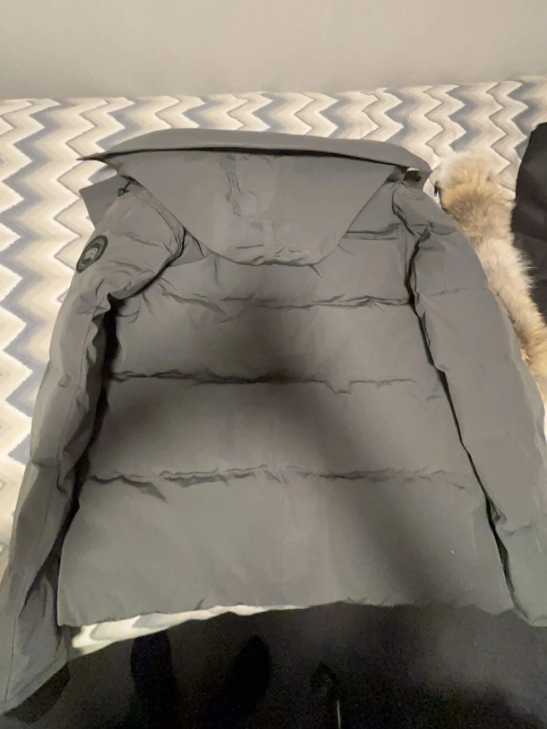 Grå dunjacka från Canada Goose - 5