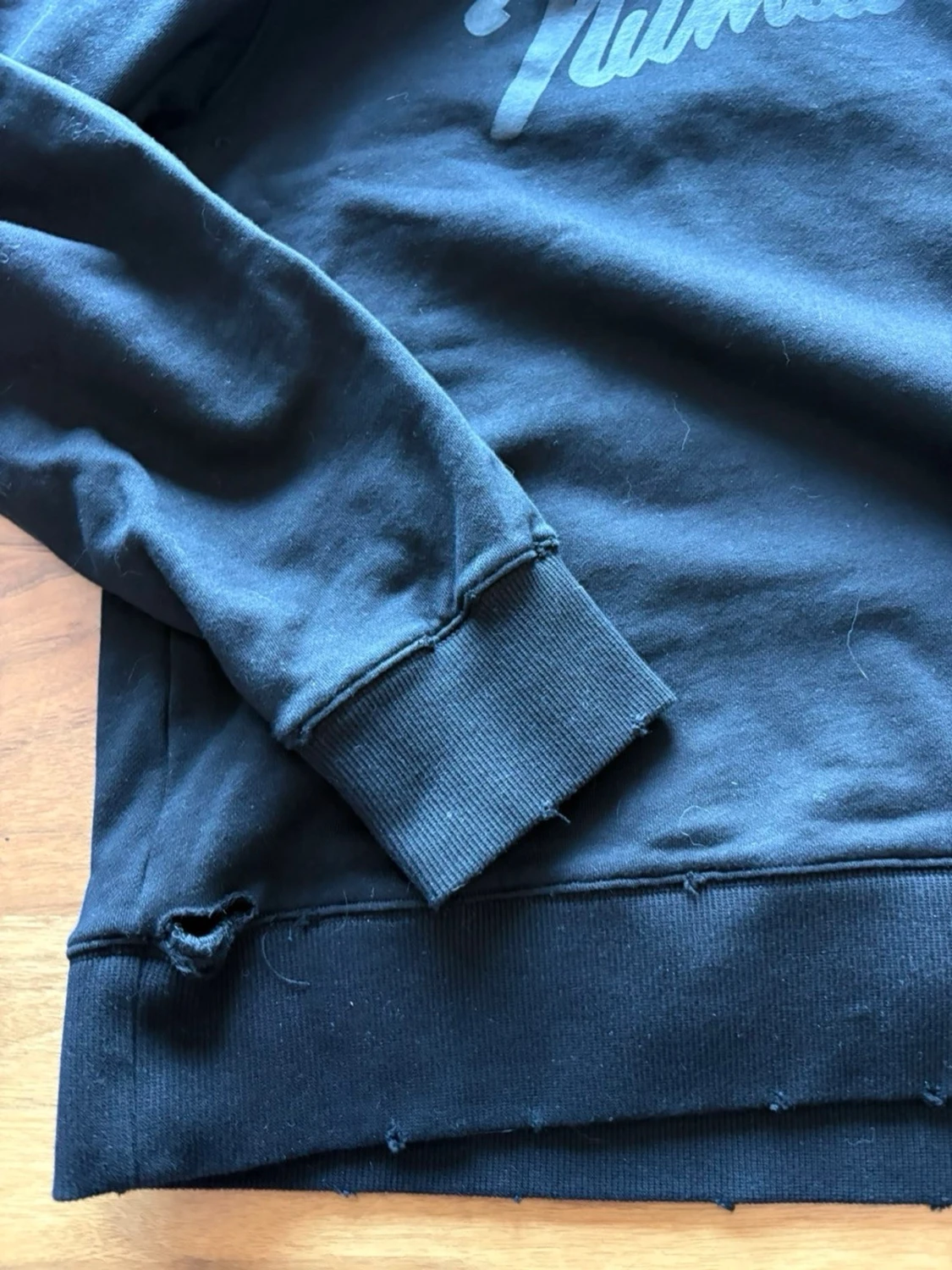 Svart hoodie från Number 9 - 2