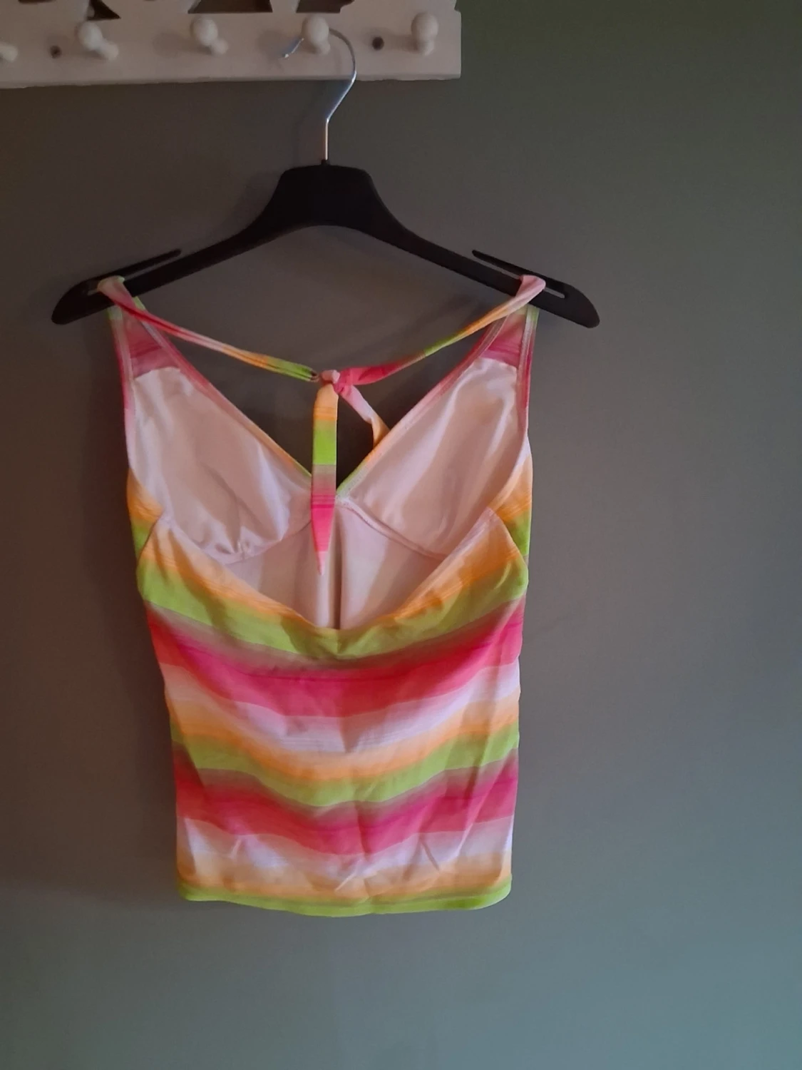Färgglad randig badtopp💕 - 1