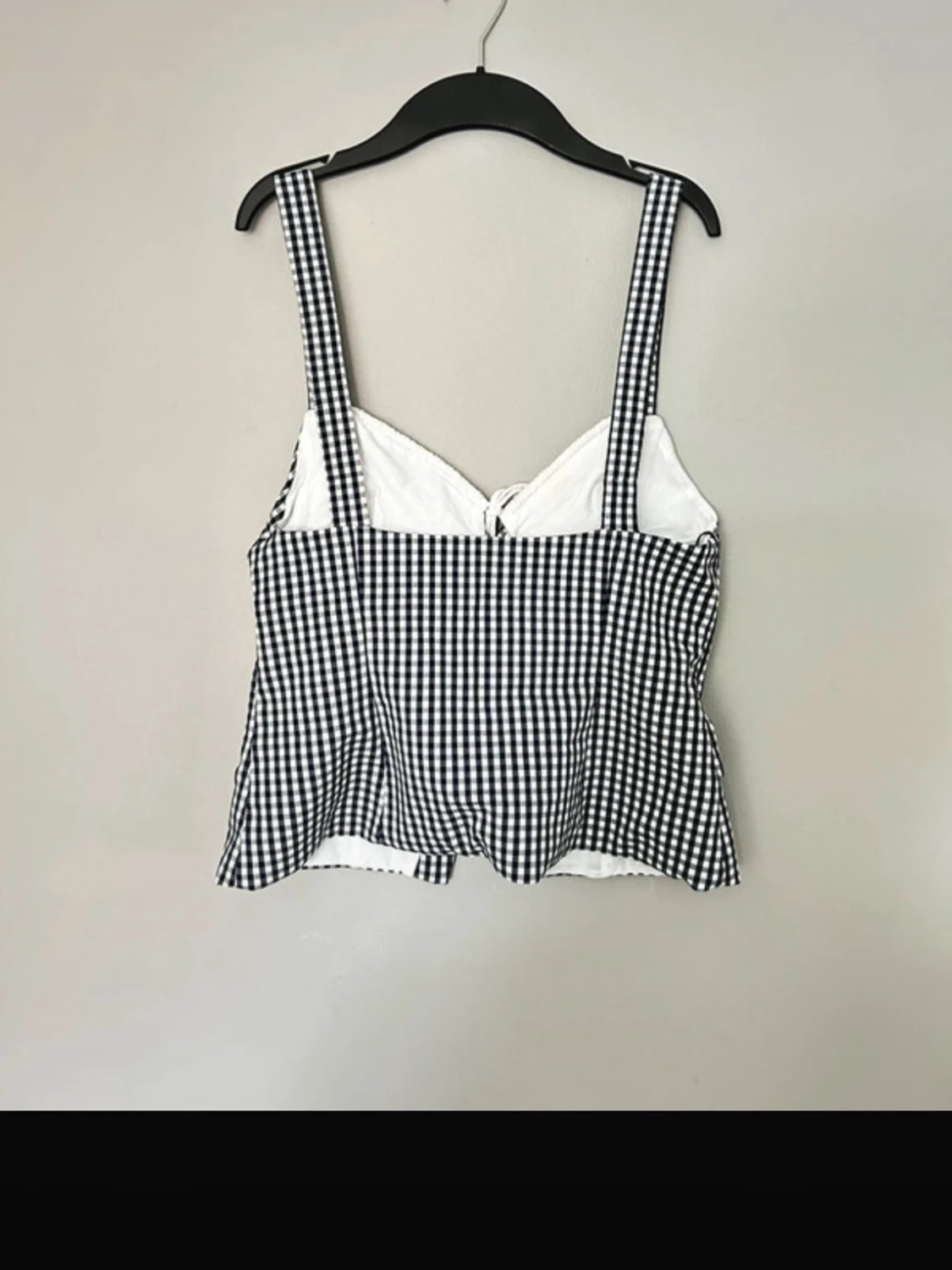 Rutig korsettopp zara - 1