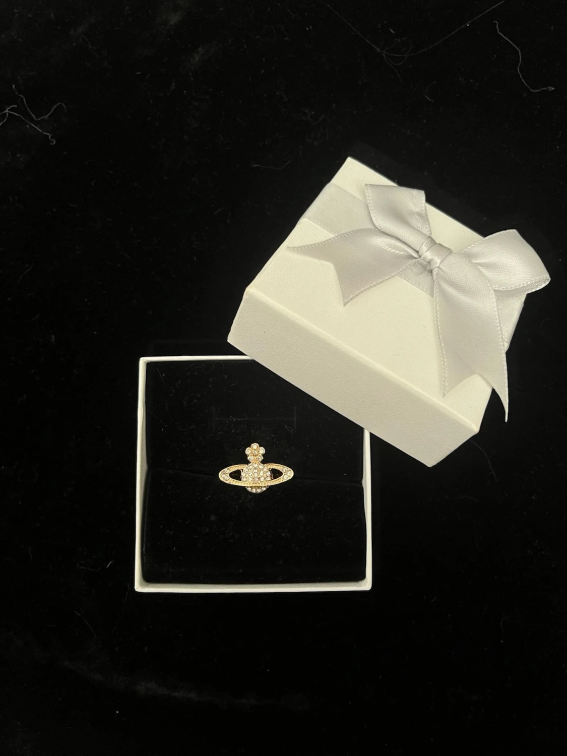 Saturnus ringt i guld och silver  - 2