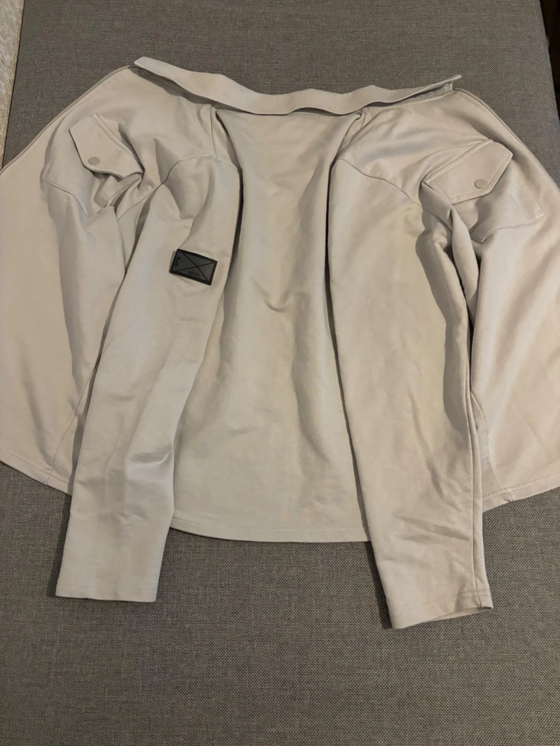 Grå overshirt  - 3
