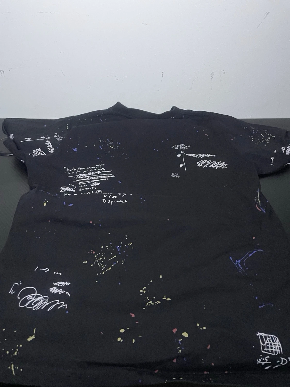 Svart DSQUARED2 t-shirt med patch - 3