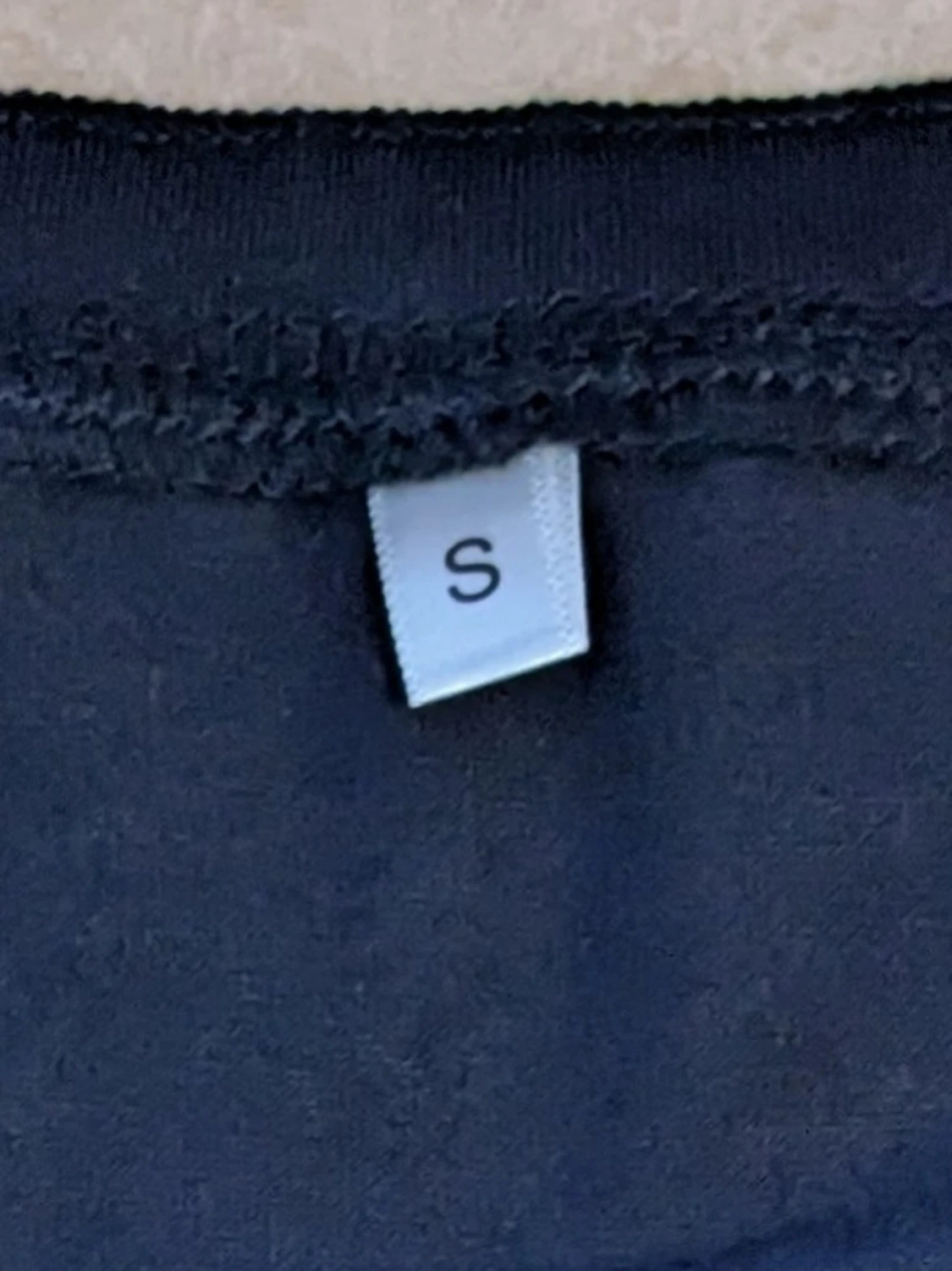 Lång ärmad mörk blå tröja - 4