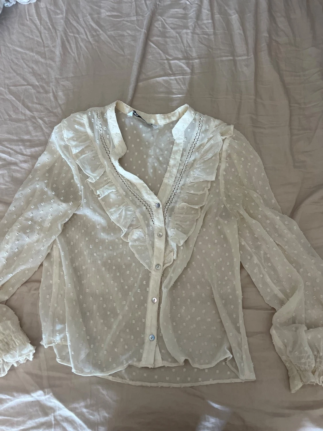 Vit blus