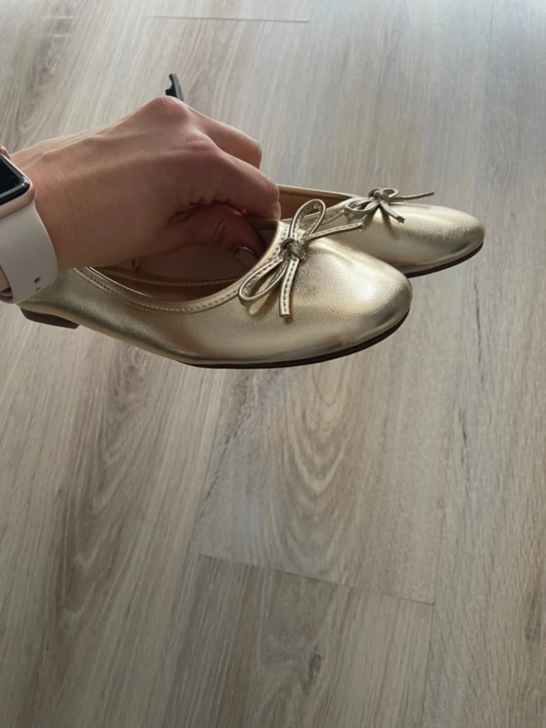 guldiga ballerinaskor  - 4