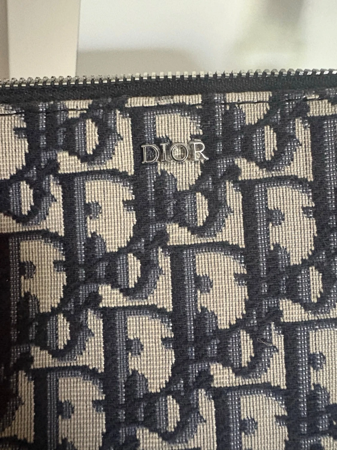 Dior axelväska med monogrammönster - 2