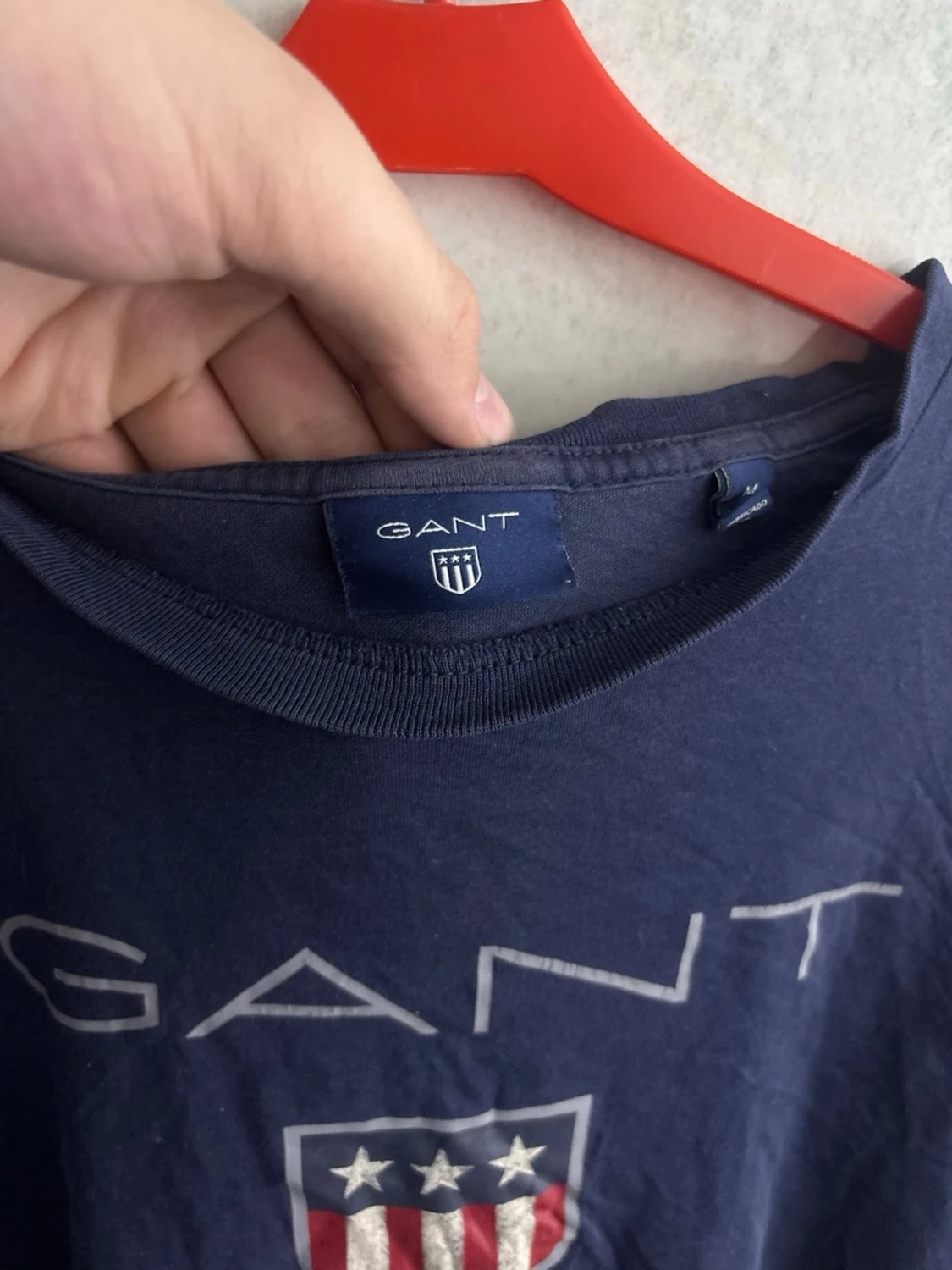Mörkblå långärmad tröja från Gant - 2