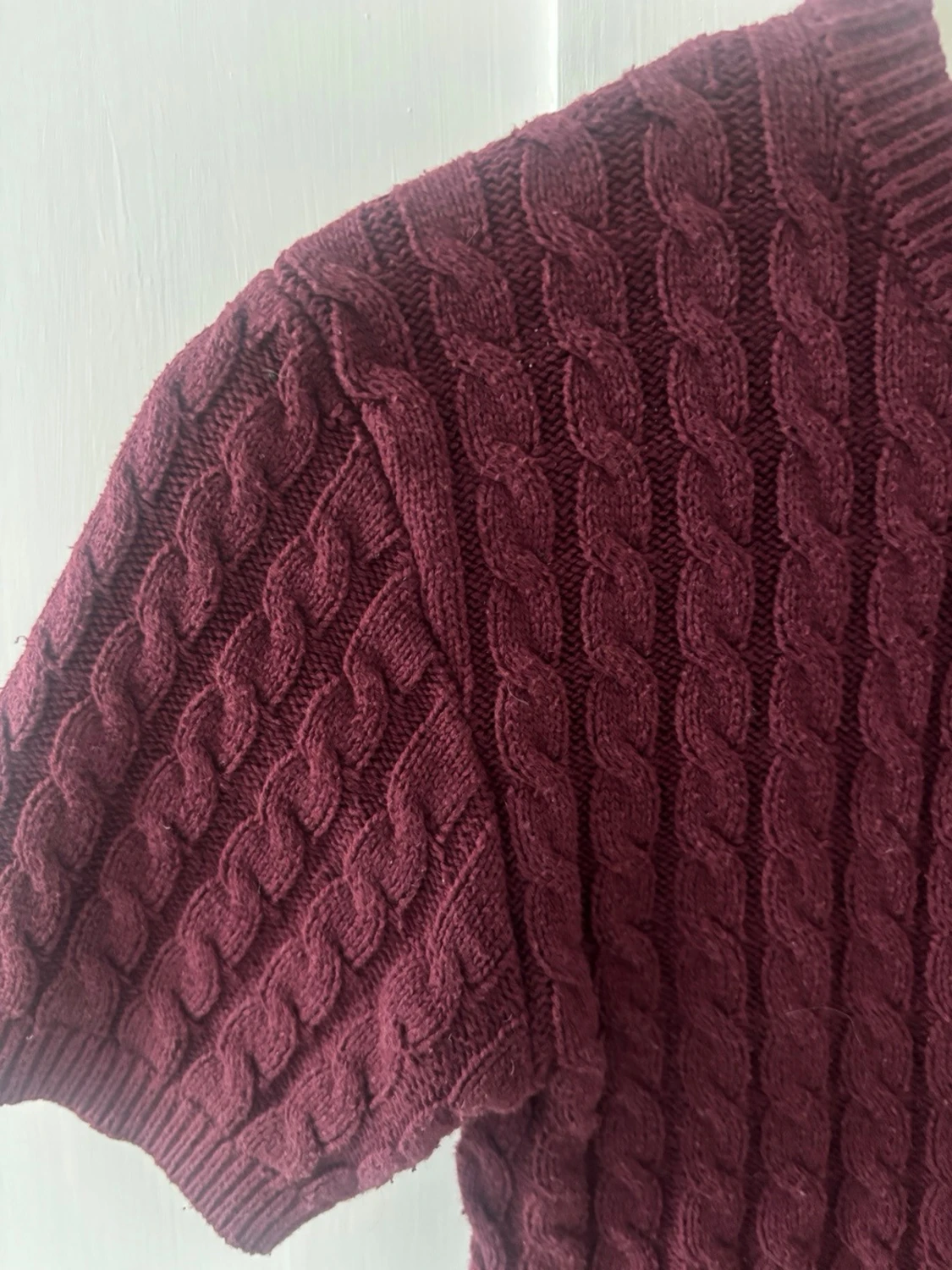 Vinröd kofta H&M - 2