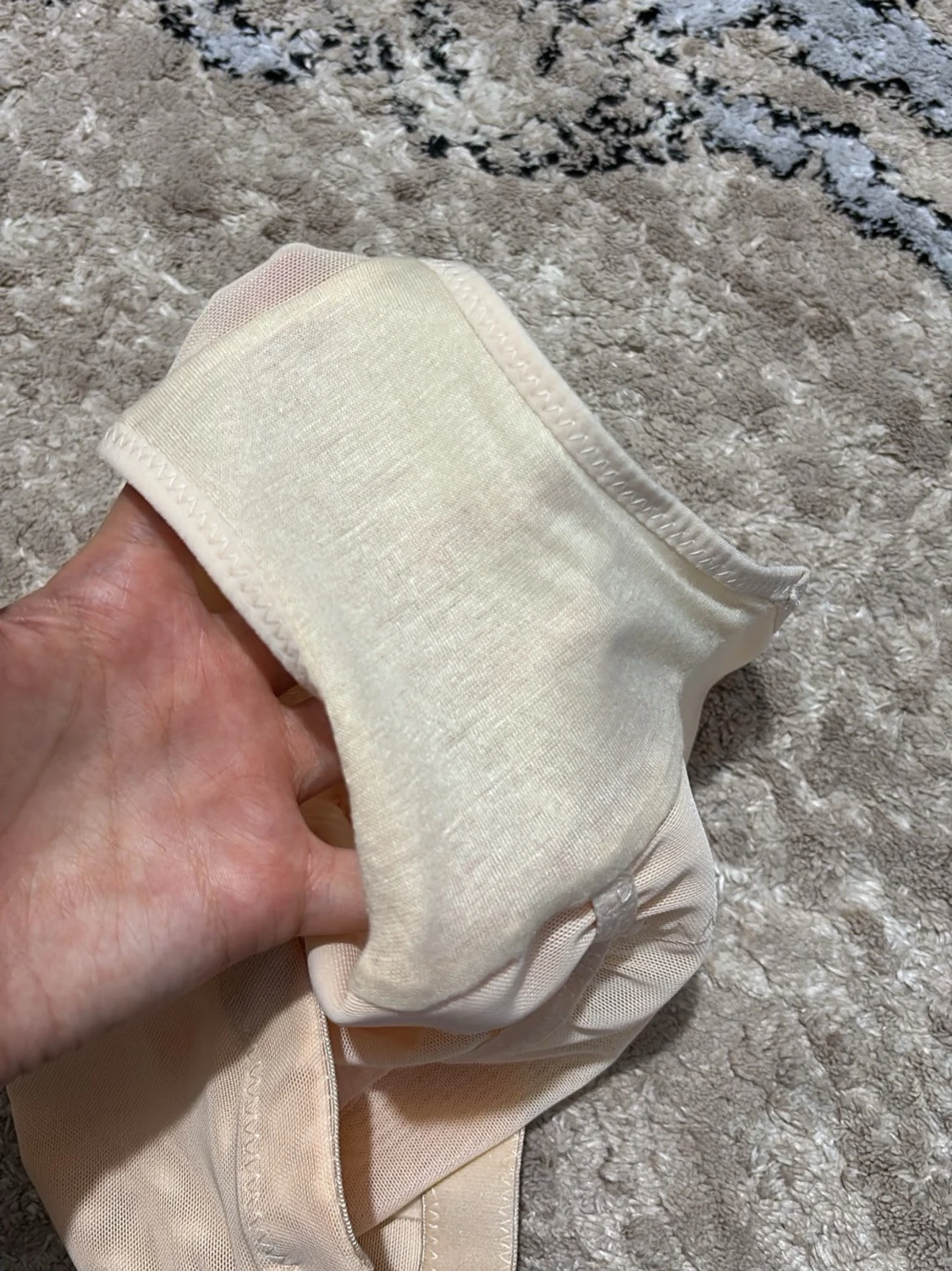 Beige high waist shapewear (XS, S)  - 4