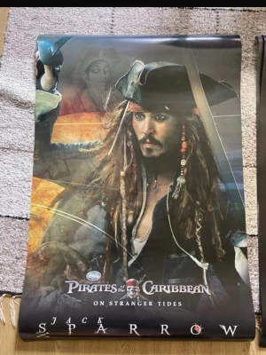 Poster / affisch - jack sparrow 60x90cm - Stor poster 60x90cm