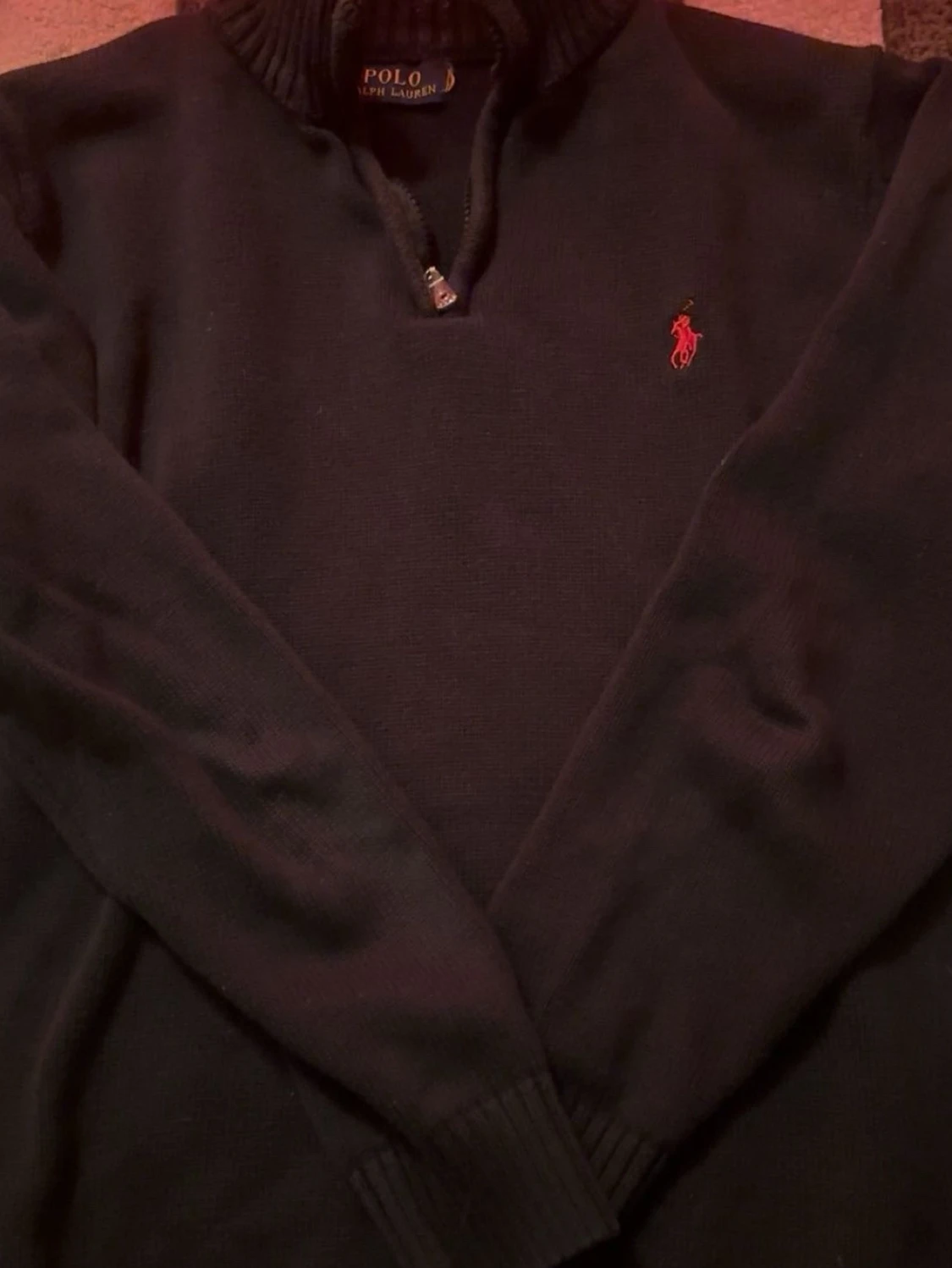 Svart stickad tröja Polo Ralph Lauren