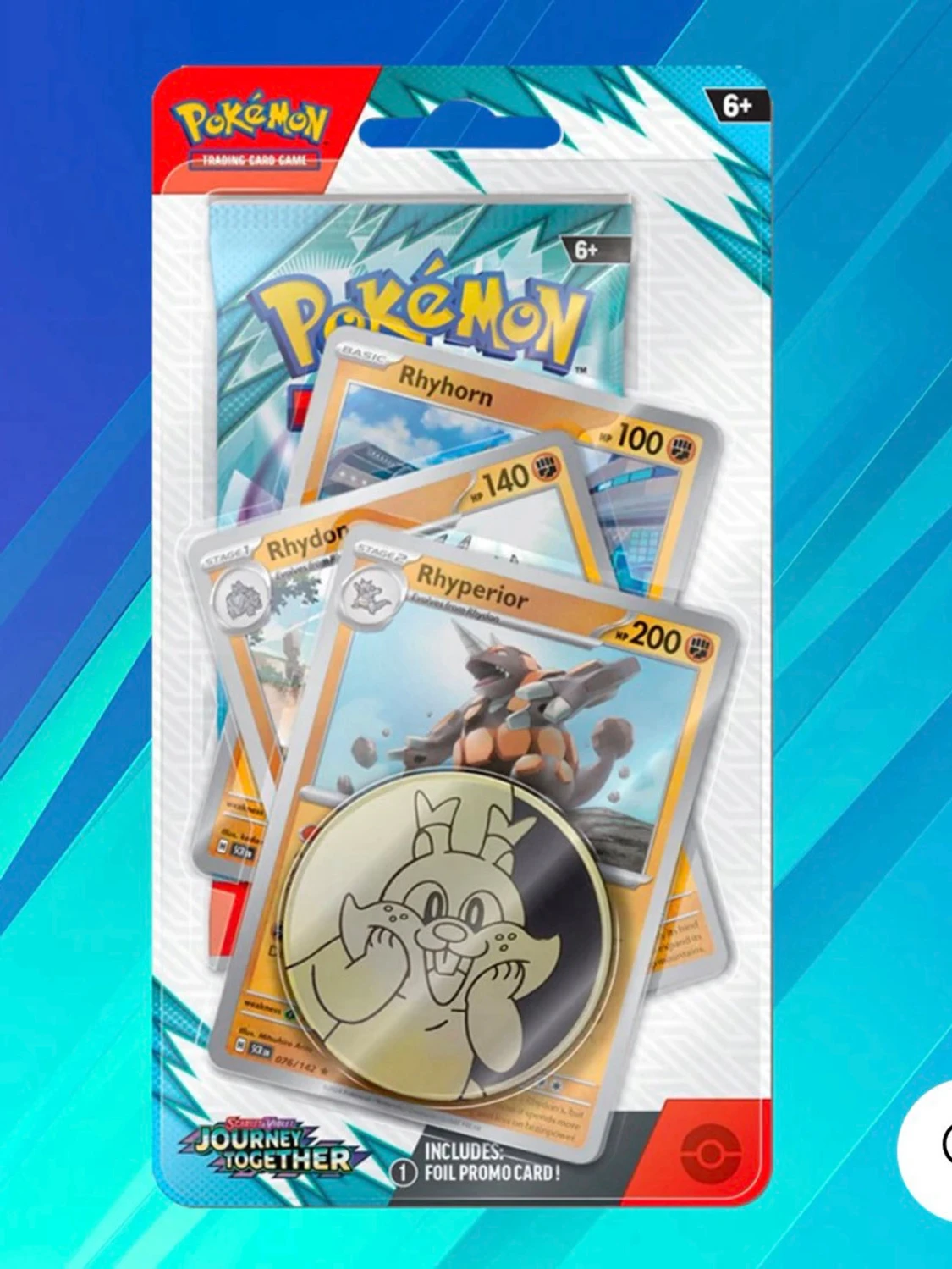 Pokémon TCG: Journey Together Blister -Rhyperior Evolution Line!