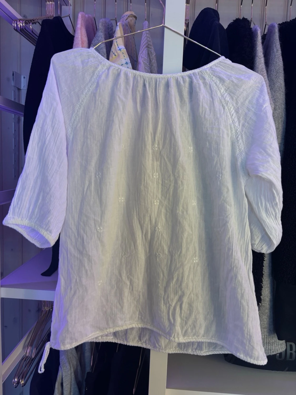 Vit sommarblus - 2