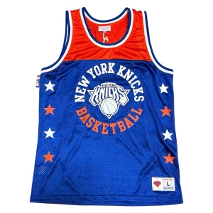Mitchell & Ness New York Knicks Championship Game Mesh Basketball Jersey - Den här varan kommer auktioneras ut på Sneakershyllan x Plick Live den Tisdagen 23 juni kl 18