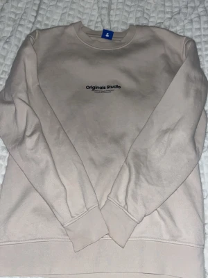 Beige sweatshirt  - Jättefin tröja som använts men är fortfarande i jätte fint skick,såg ingen lapp men skulle gissa att det är en M (hund finns i hemmet) 