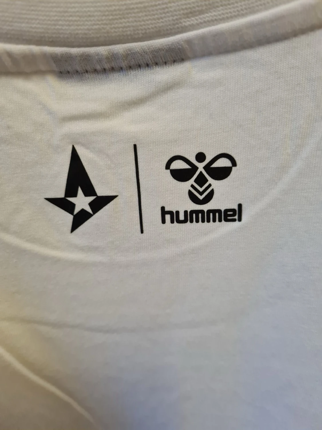 Astralis x Hummel 24/25 Fan Circle tee vit t-shirt strl L - 3