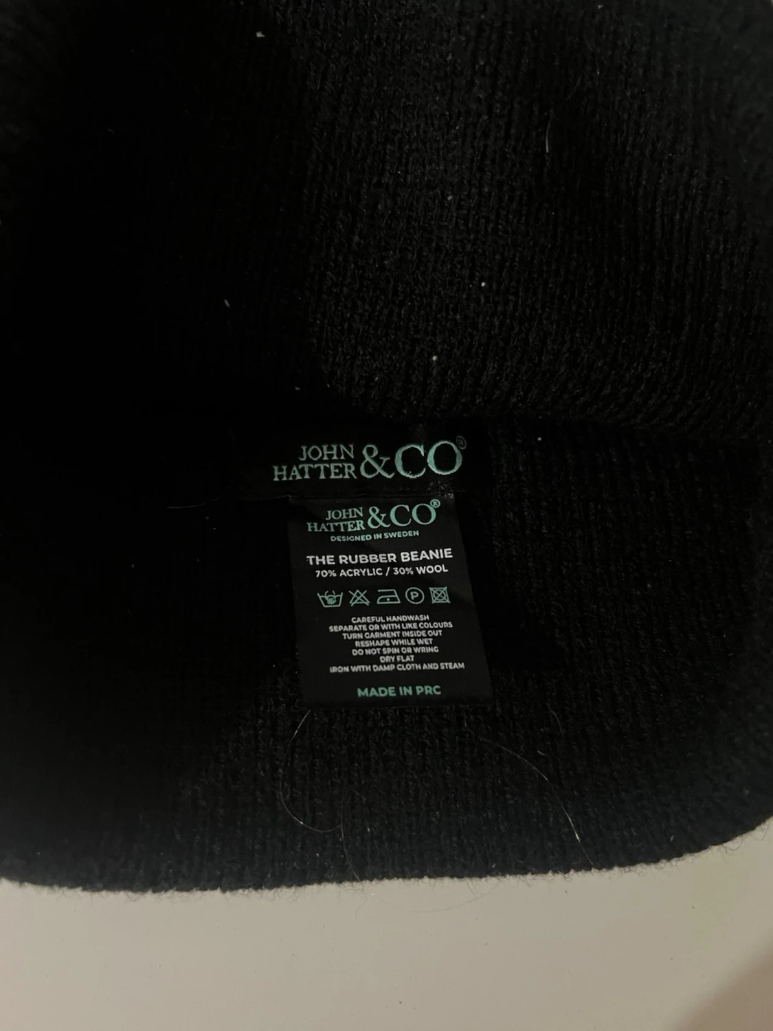 Svart mössa El Patrón John Hatter & Co - 2