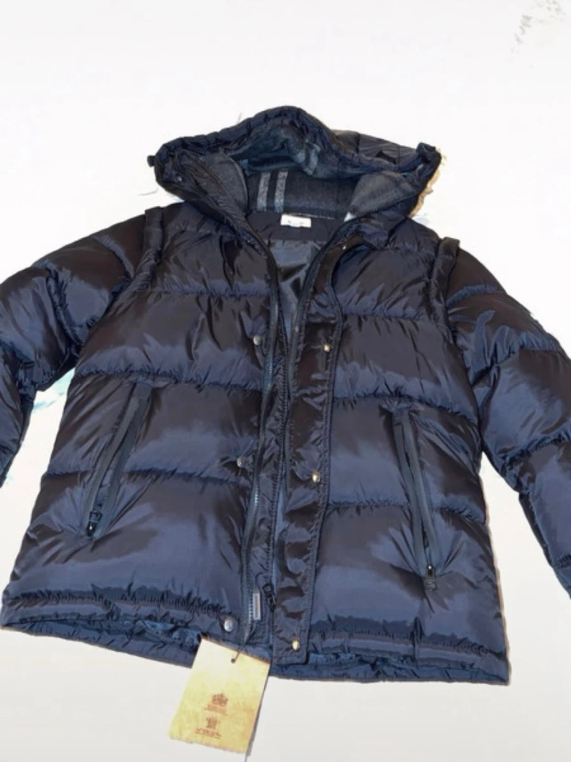 Svart pufferjacka från Burberry