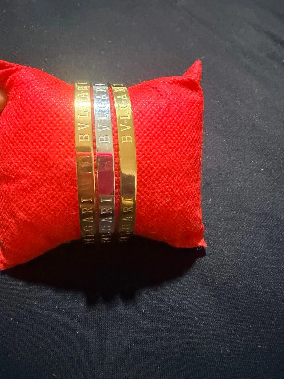 Snygga set armband i rostfritt stål - 1
