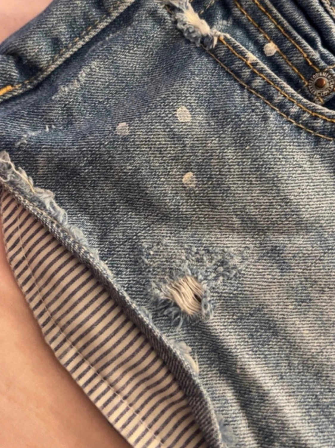 Blå jeansshorts från American Eagle - 1