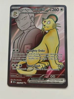 Team Rocket's Persian GX Pokémonkort - Team Rocket's Persian GX 219/182