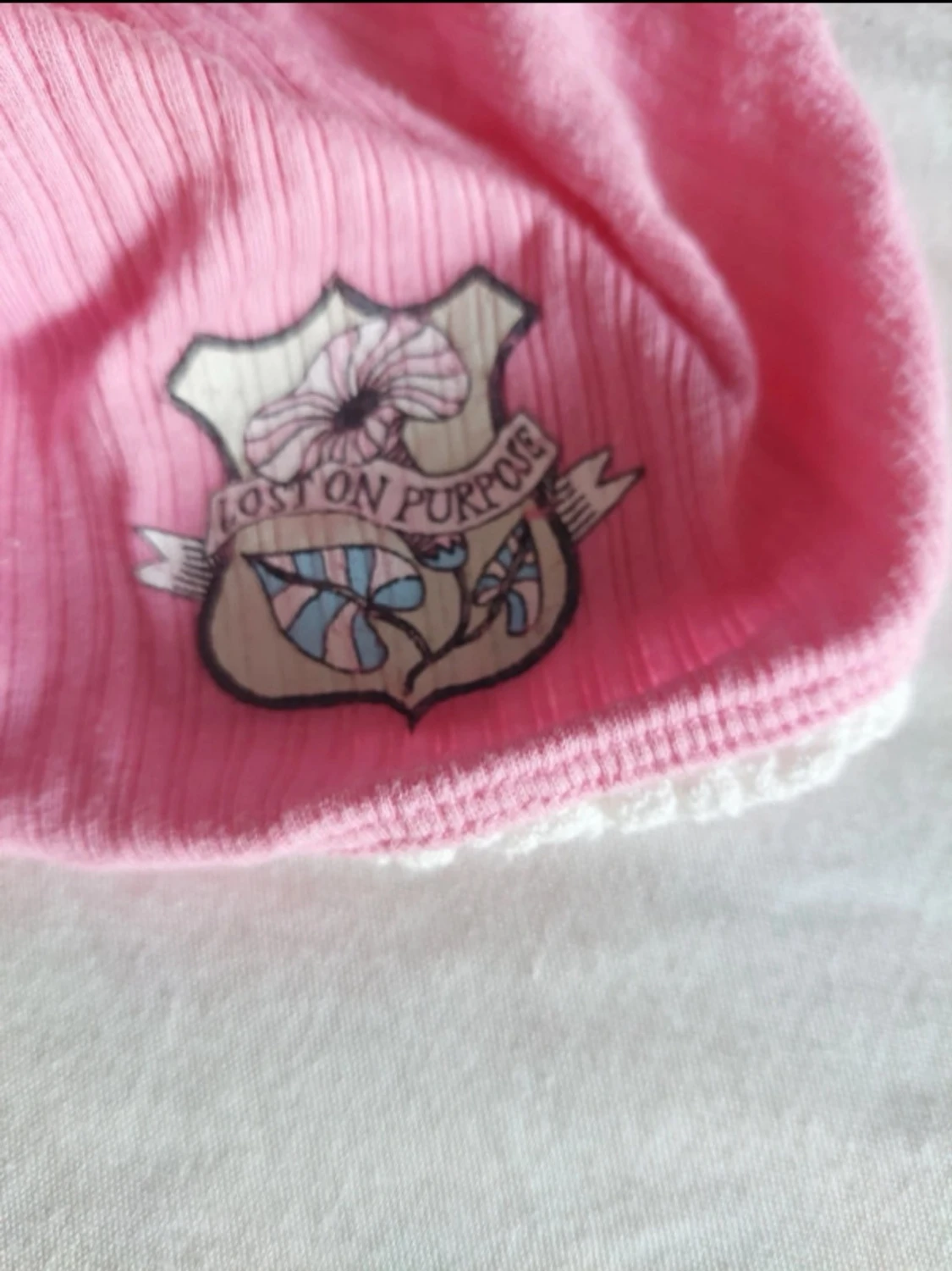 Rosa ribbad topp från Odd Molly - 3