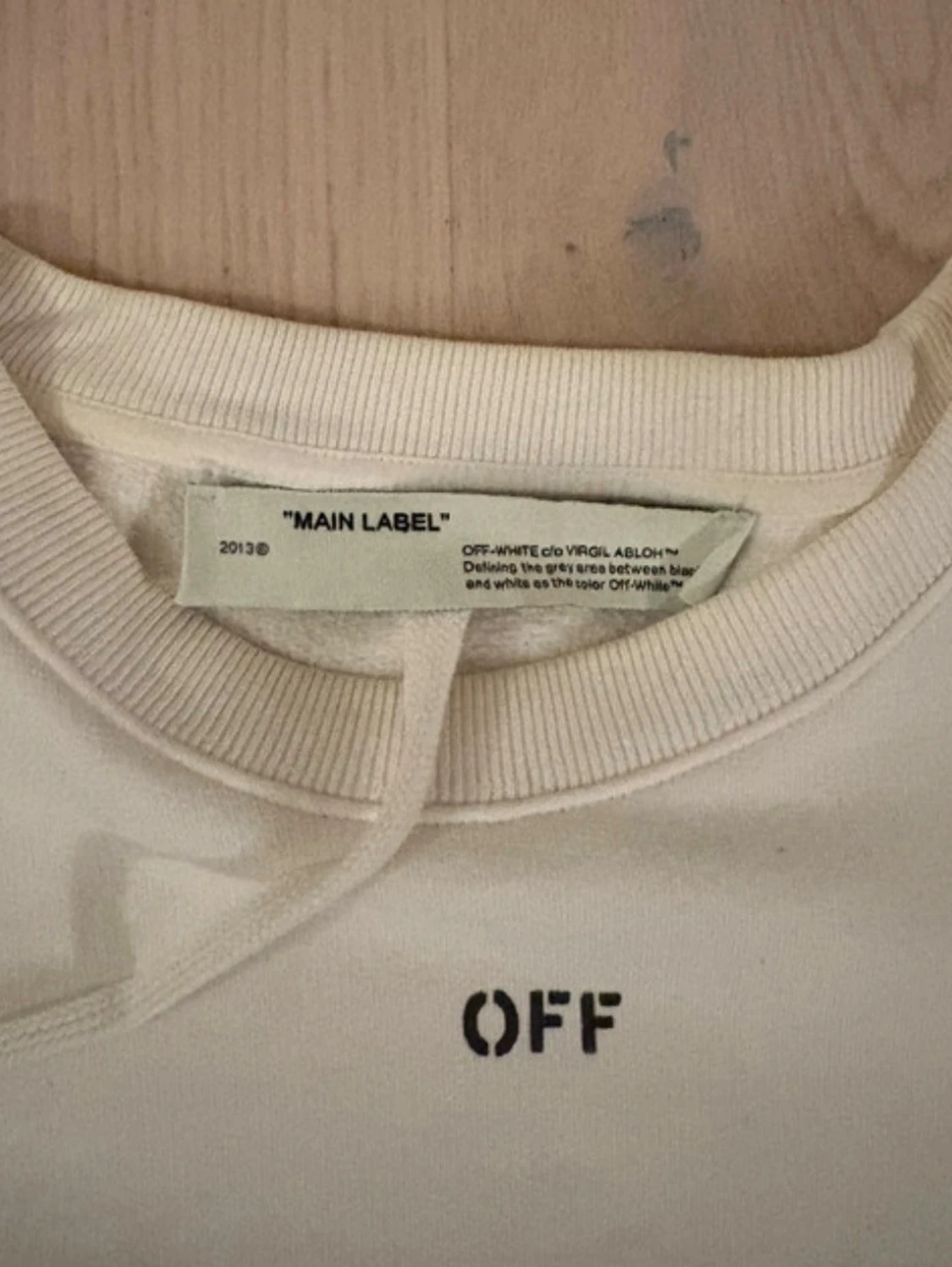 Vit sweatshirt från Off-White - 2
