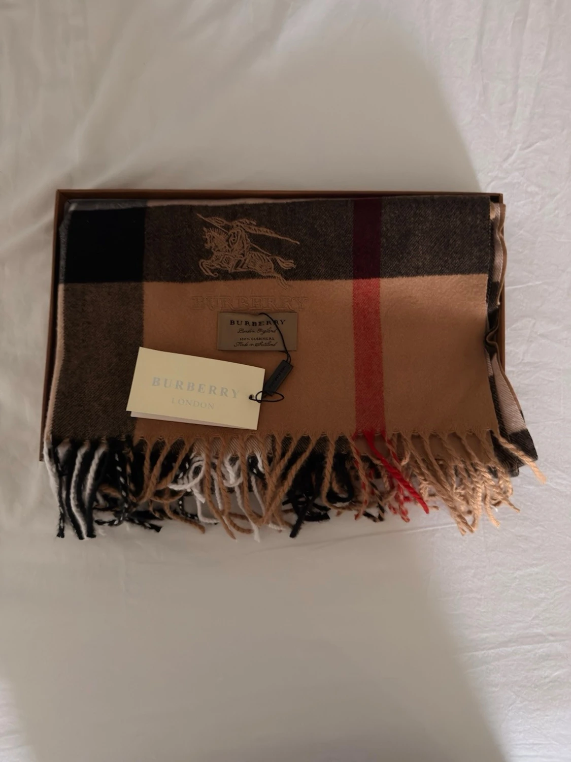 Rutig halsduk från Burberry