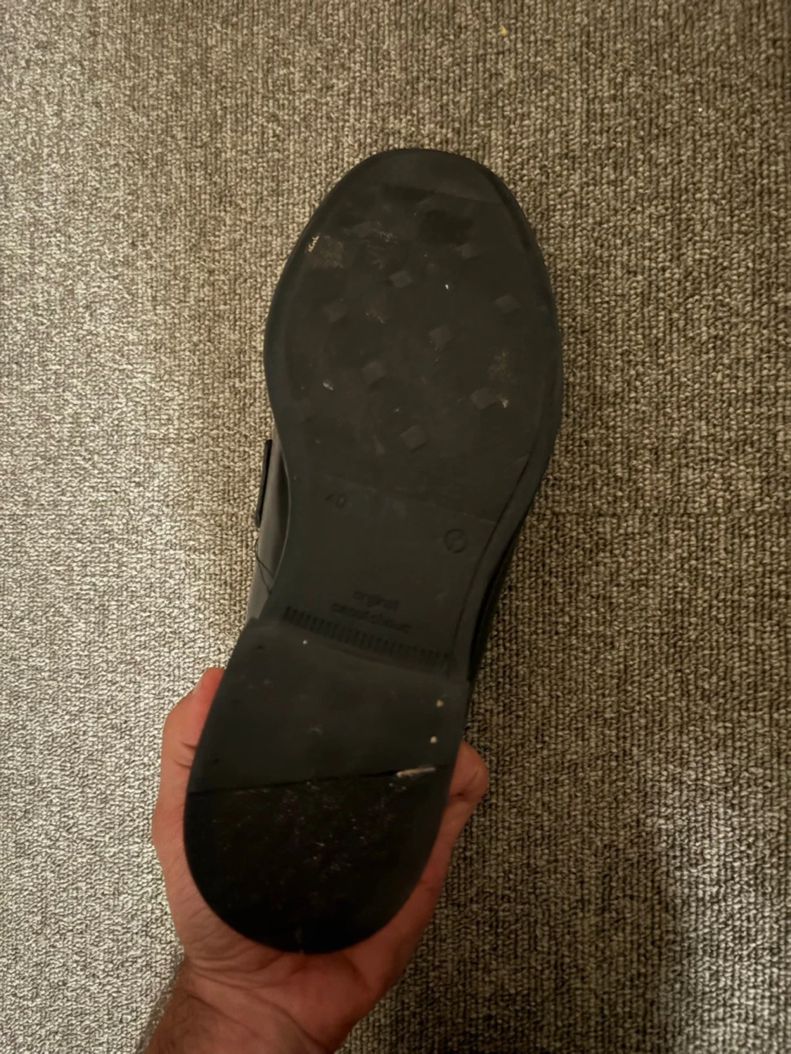 Svarta klassiska loafers i skinn - 2