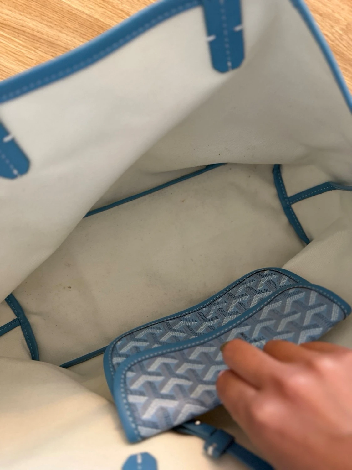 Blå väska från Goyard - 2