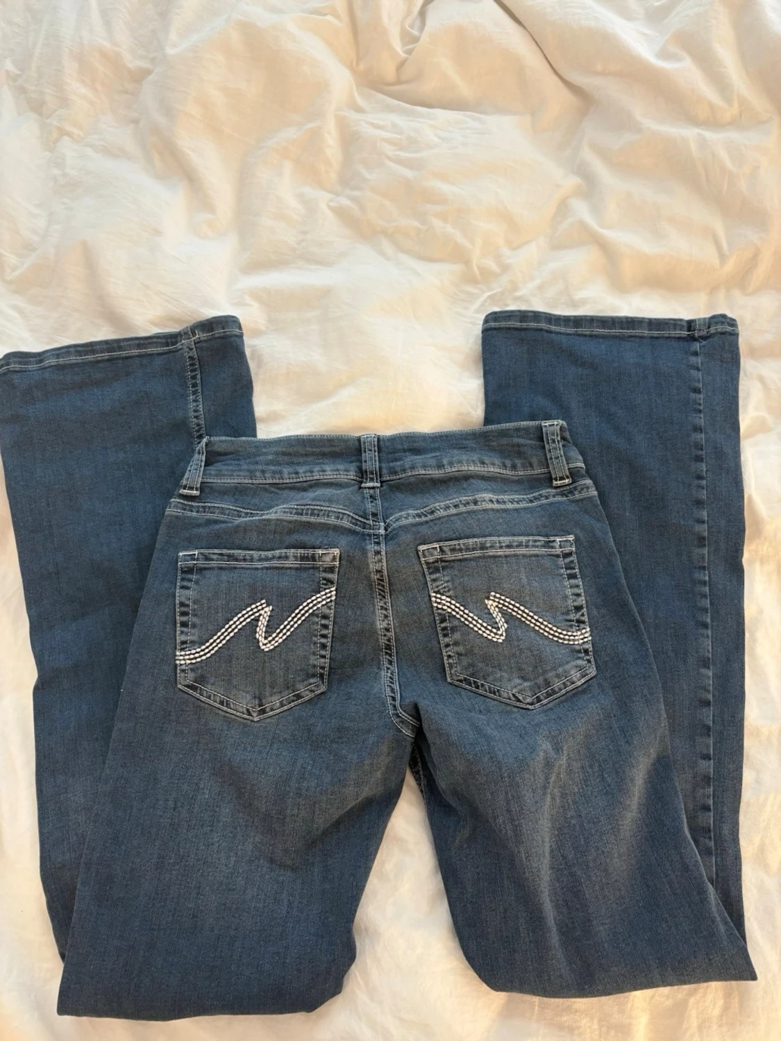 Blå Nelly jeans  - 1