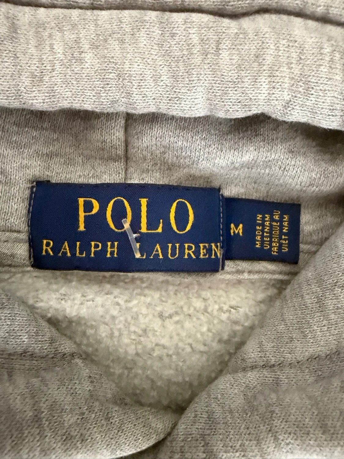 Ljusgrå Polo Ralph Lauren Hoodie Big Pony - 2