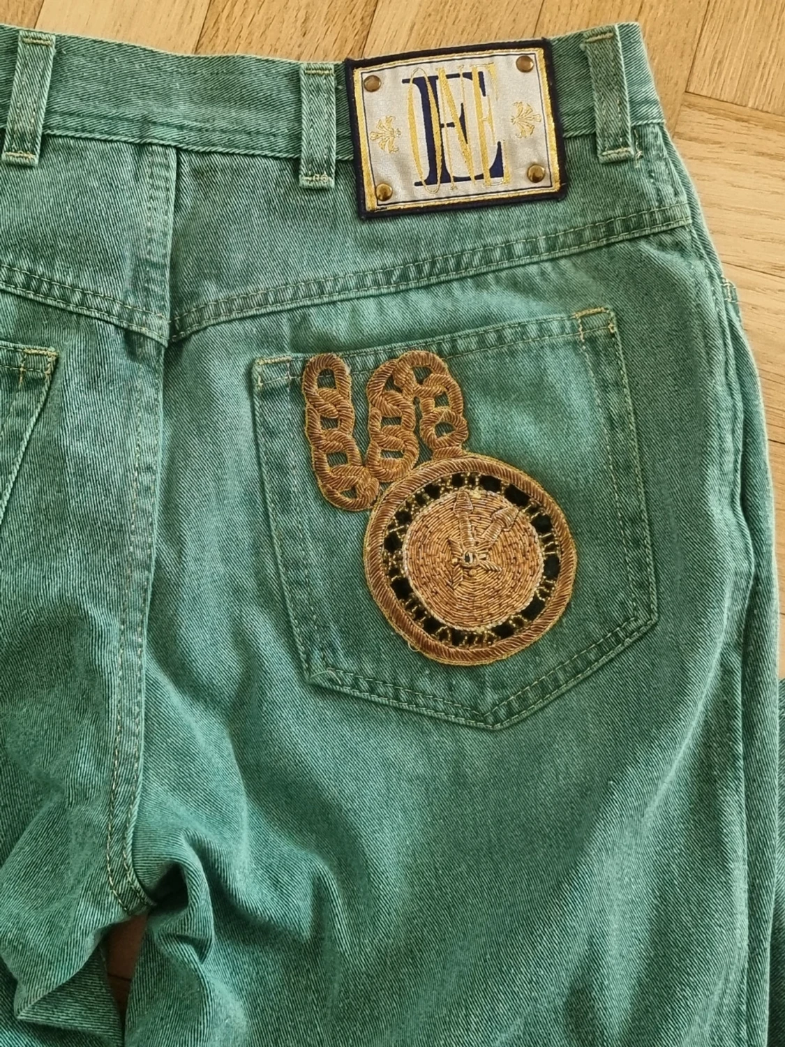 Gröna jeans från Escada - 3