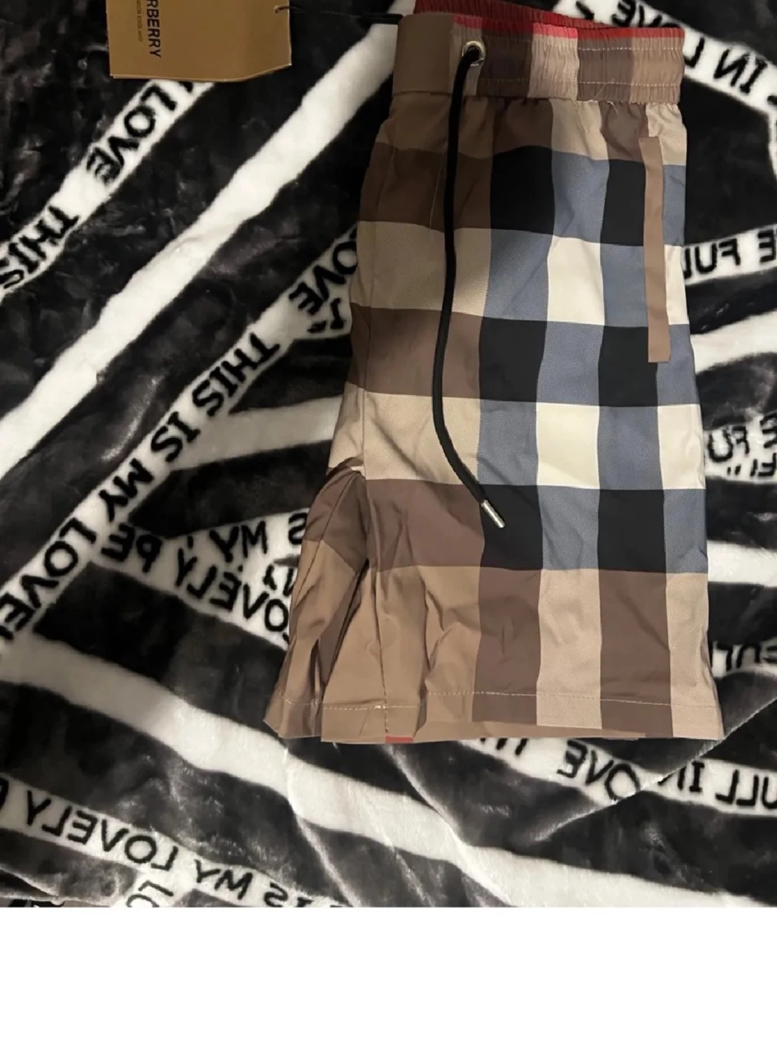 Rutig shorts från Burberry - 1