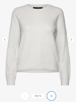 Vit stickad tröja från Vero Moda - Helt ny med prislapp, skriv privat 