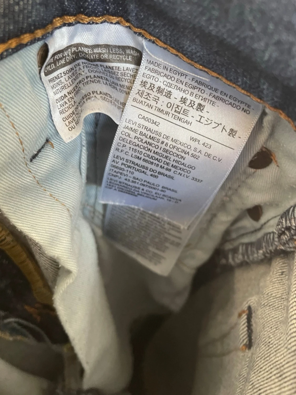 Mörkblå skinny jeans från Levi's - 3