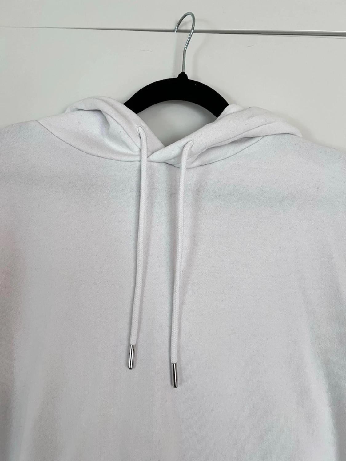 Vit hoodie från H&M, storlek S - 2