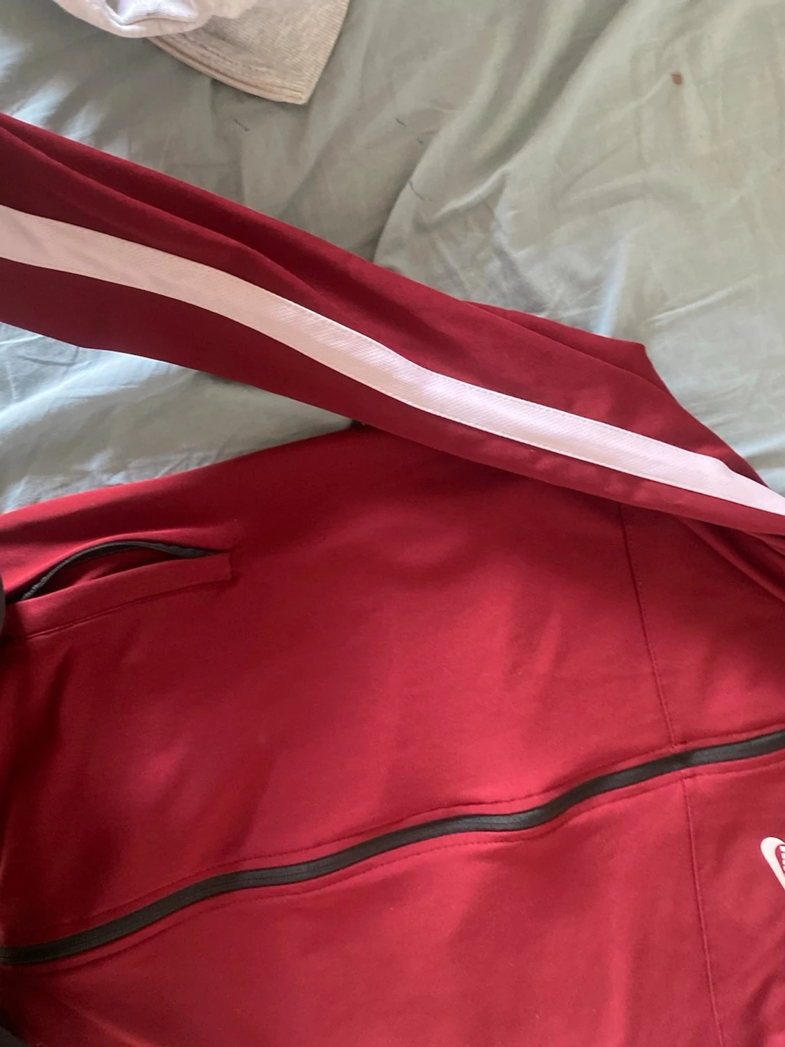 Röd Nike street jacket  - 1