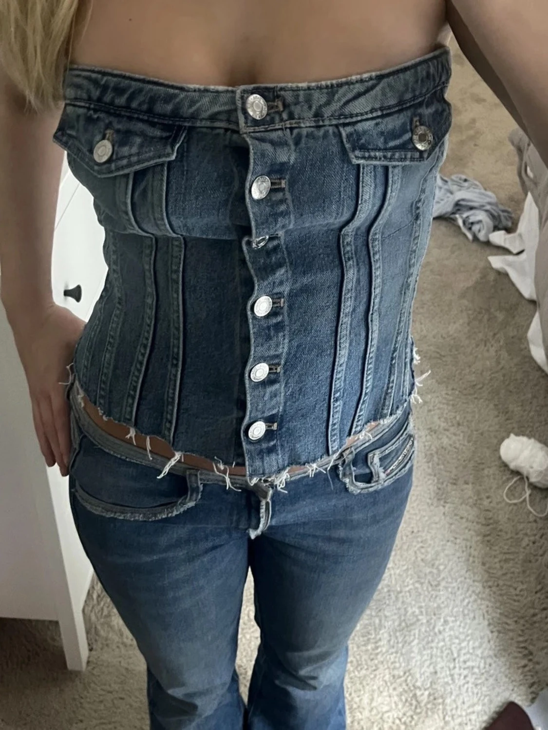 Tubtopp jeans