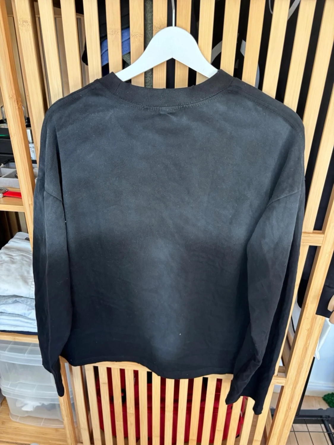 Svart långärmad topp Acne Studios - 4