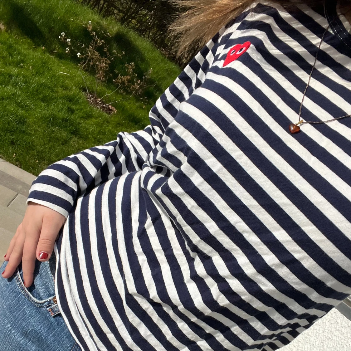 Play tröja randig - 92