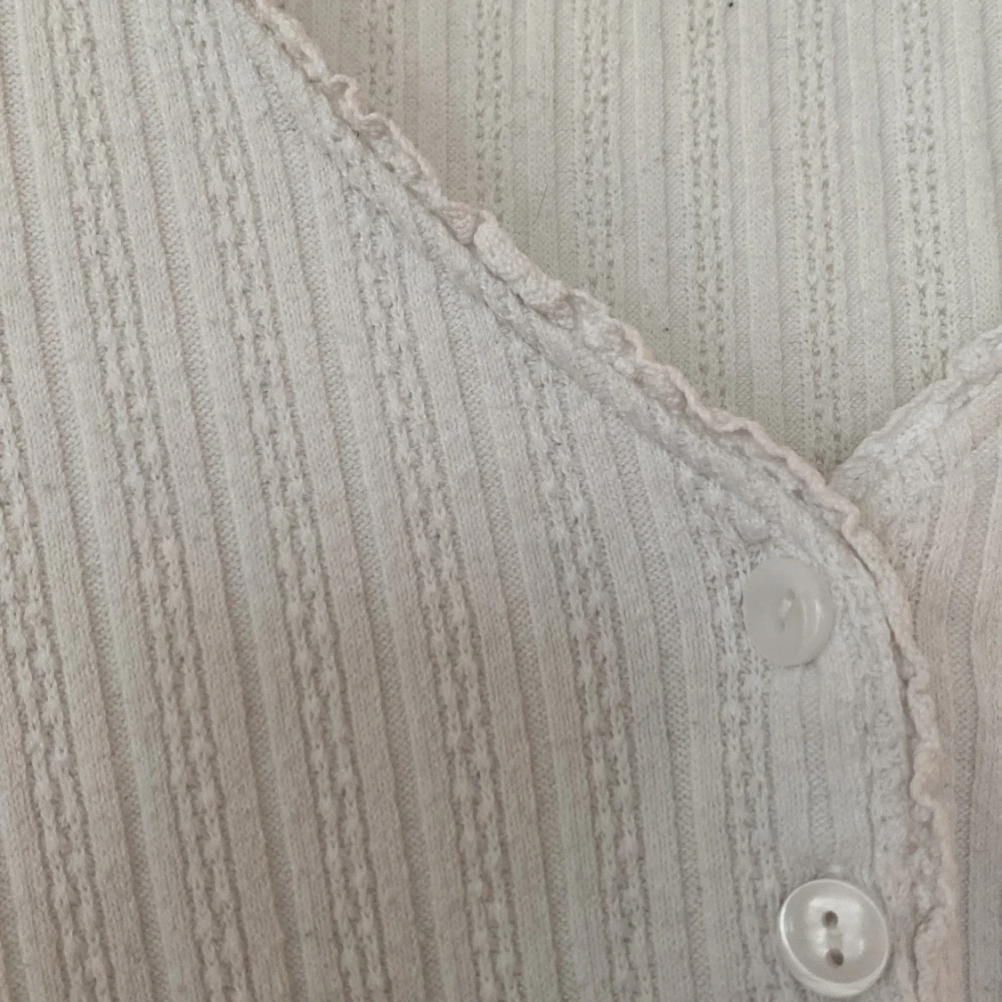 Vit spetströja - 90