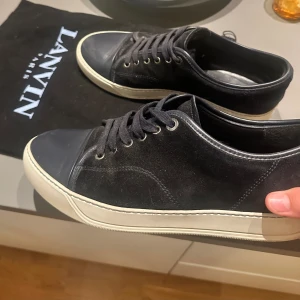Lanvins mörkblå - Säljer mörkblå Lanvins i 9/10 skick. Lite smuts på cap toen men i övrigt defekt fria. Skorna är stl UK 8 och passar som svenska 42/43or.  Nypris: 4999 kr Hör av dig om du har några funderingar!  Dustbag ingår.