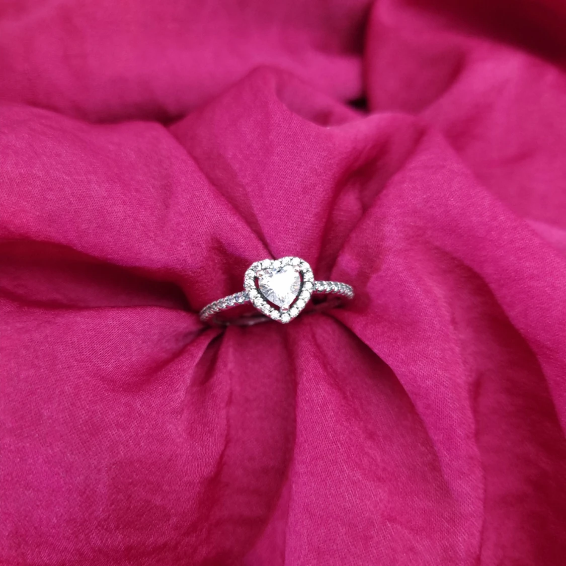 Sterling silver 925 ring med kubisk zirkonia  - 91