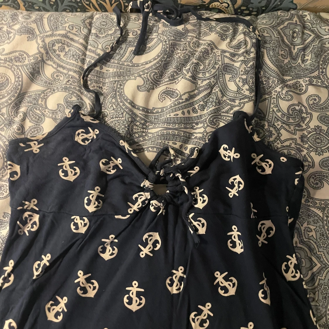 Blå klänning  - 90