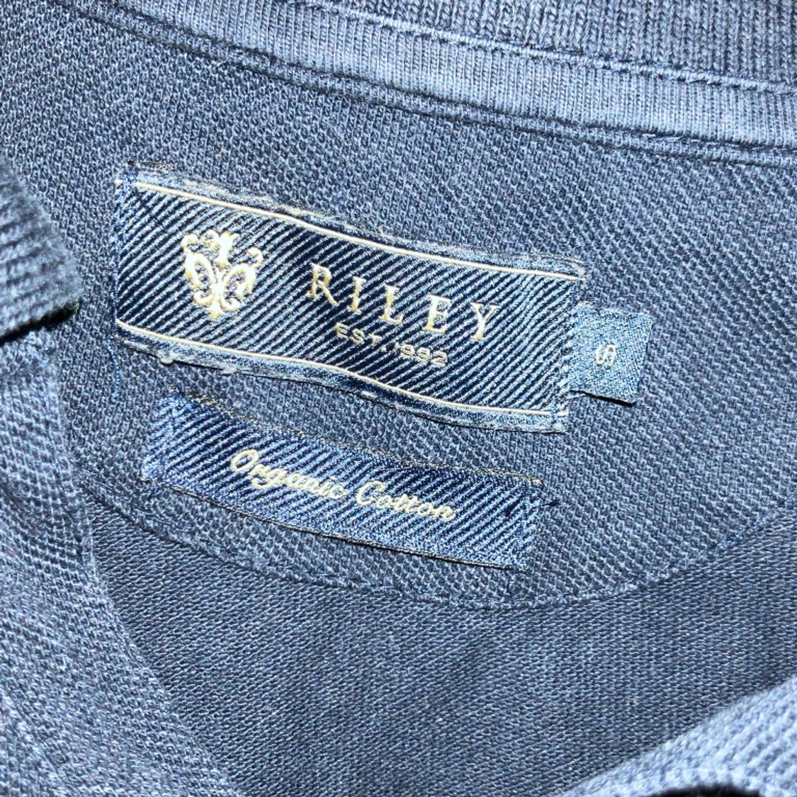 Riley piké tröja mörk blå S - 90
