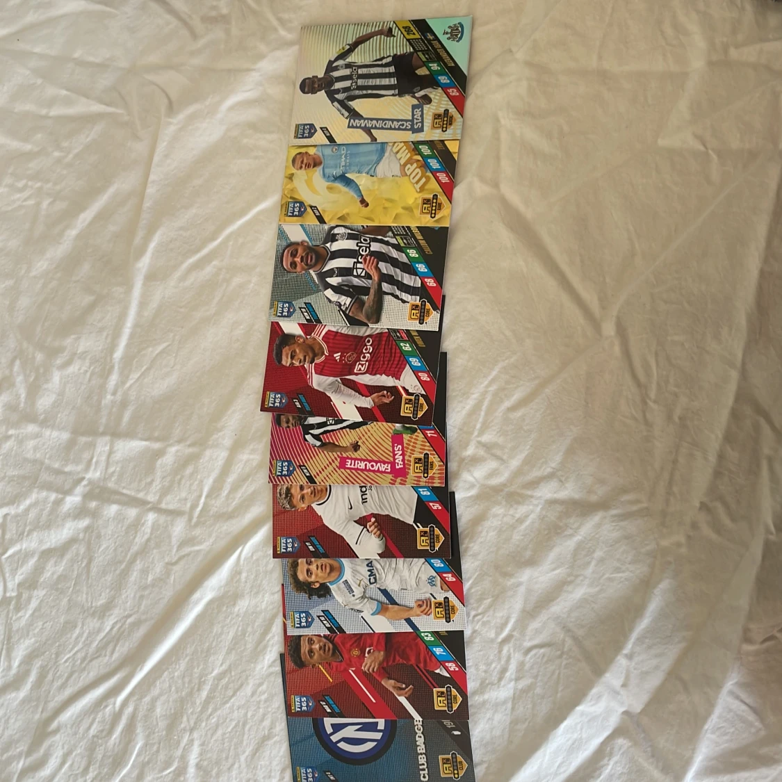 Säljer fotbollskort