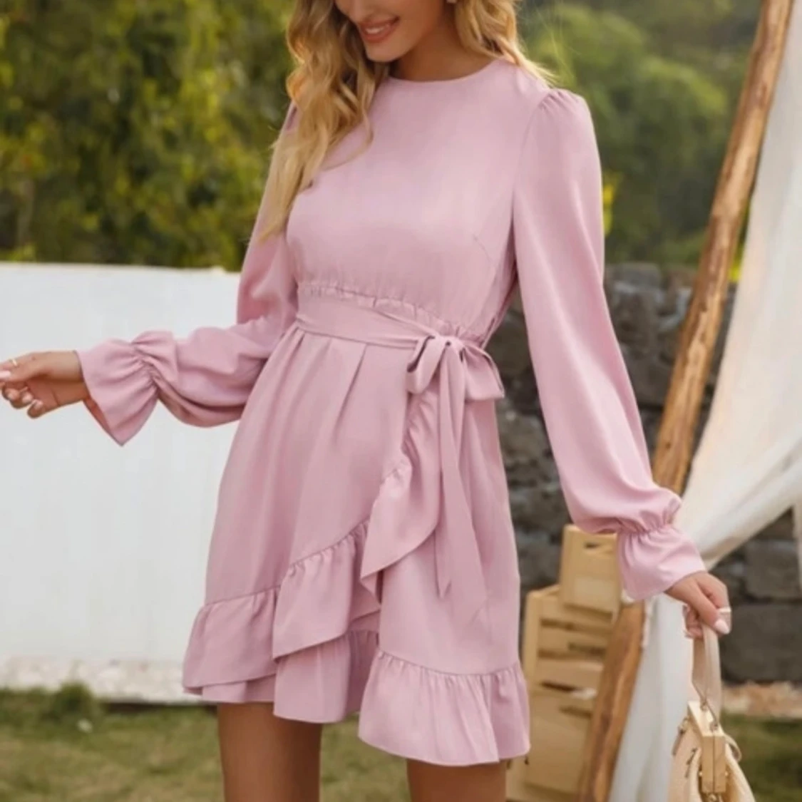 Rosa klänning  - 90